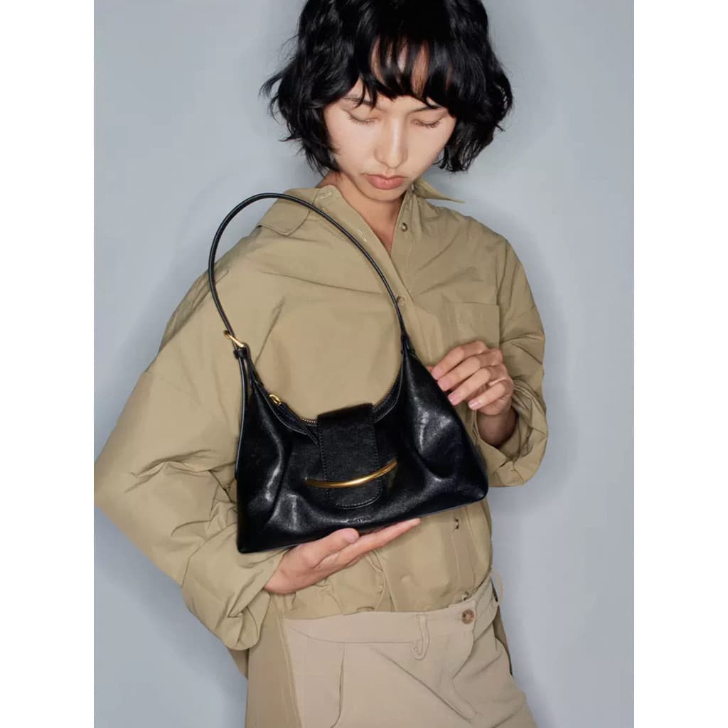 Bolsa bolsa femenina Cobidou Original estilo minimalista saco de um ombro axilas 2025 novo estilo senhoras saco do mensa
