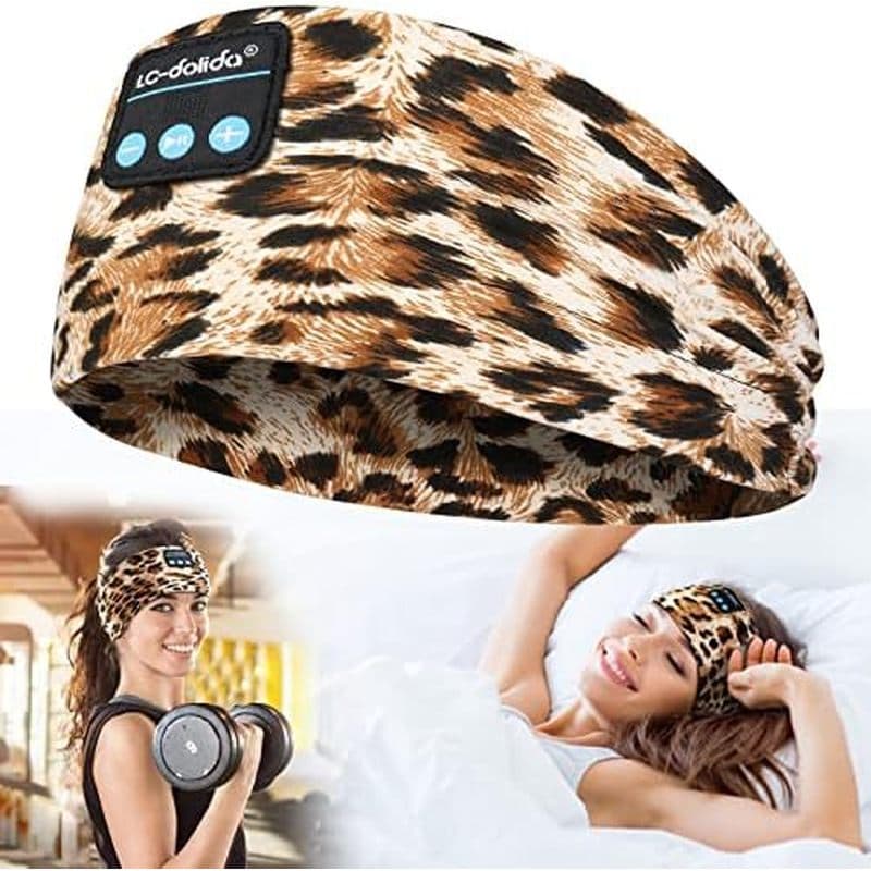 LC-dolida Sleep Headphones Bluetooth Headband Sleeping Wireless Fones De Ouvido Com Alto-Falantes Estéreo HD Finos Perfe