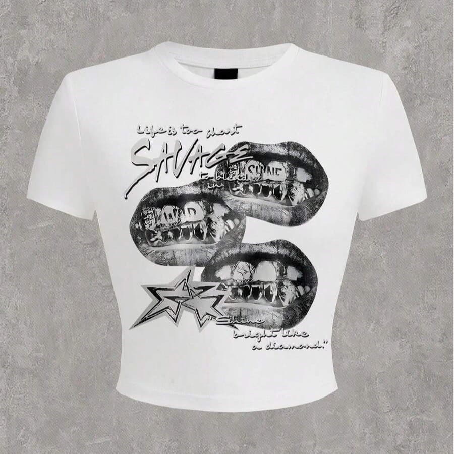 Cropped Feminino Cropped Labios Carros - Camisa Feminina  Unissex 100% Algodão Plus Size