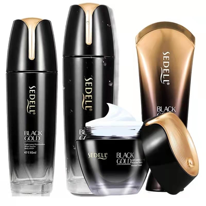 Stell creme de água isolamento preto ouro Tang cor neve porcelana creme pequena garrafa preta BB limpador Facial senhora