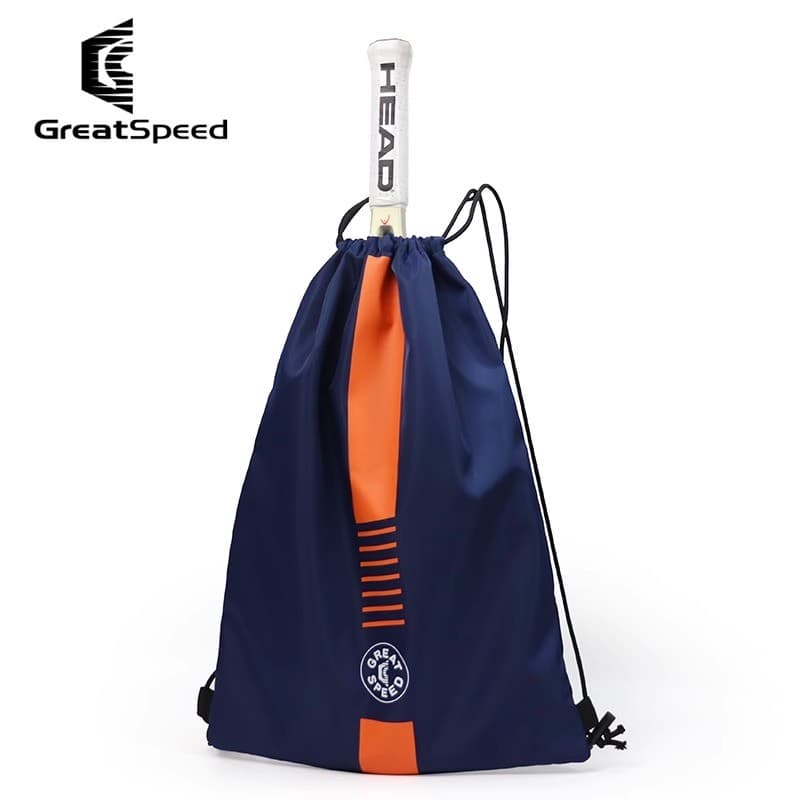 Greatspeed saco de tênis Badminton saco cordão mochila das mulheres dos homens à prova dwaterproof água Fitness mochila