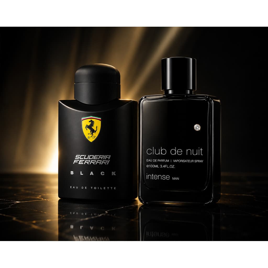 Perfume Masculino Night Black 100ml Forte Sedutor e Marcante