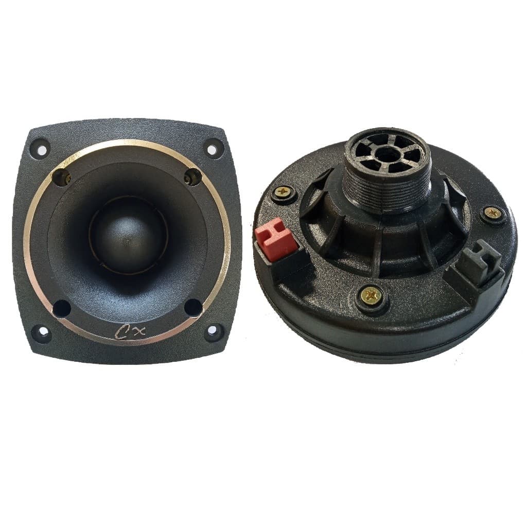 Kit 1 Tuiter 150wrms Tweeter Profissional + 1 Driver Corneta 150wrms Driver + 2 Capacitor
