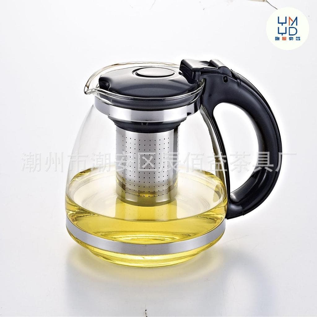 Máquina de Bar de chá de grande capacidade dedicada temperatura constante resistente ao calor bule de flores de vidro es