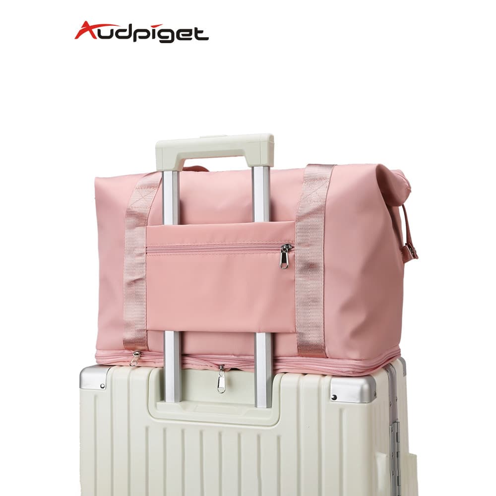 Bolsa de viagem feminina pode cobrir carrinho caso de viagem de curta distância saco de bagagem de grande capacidade sac