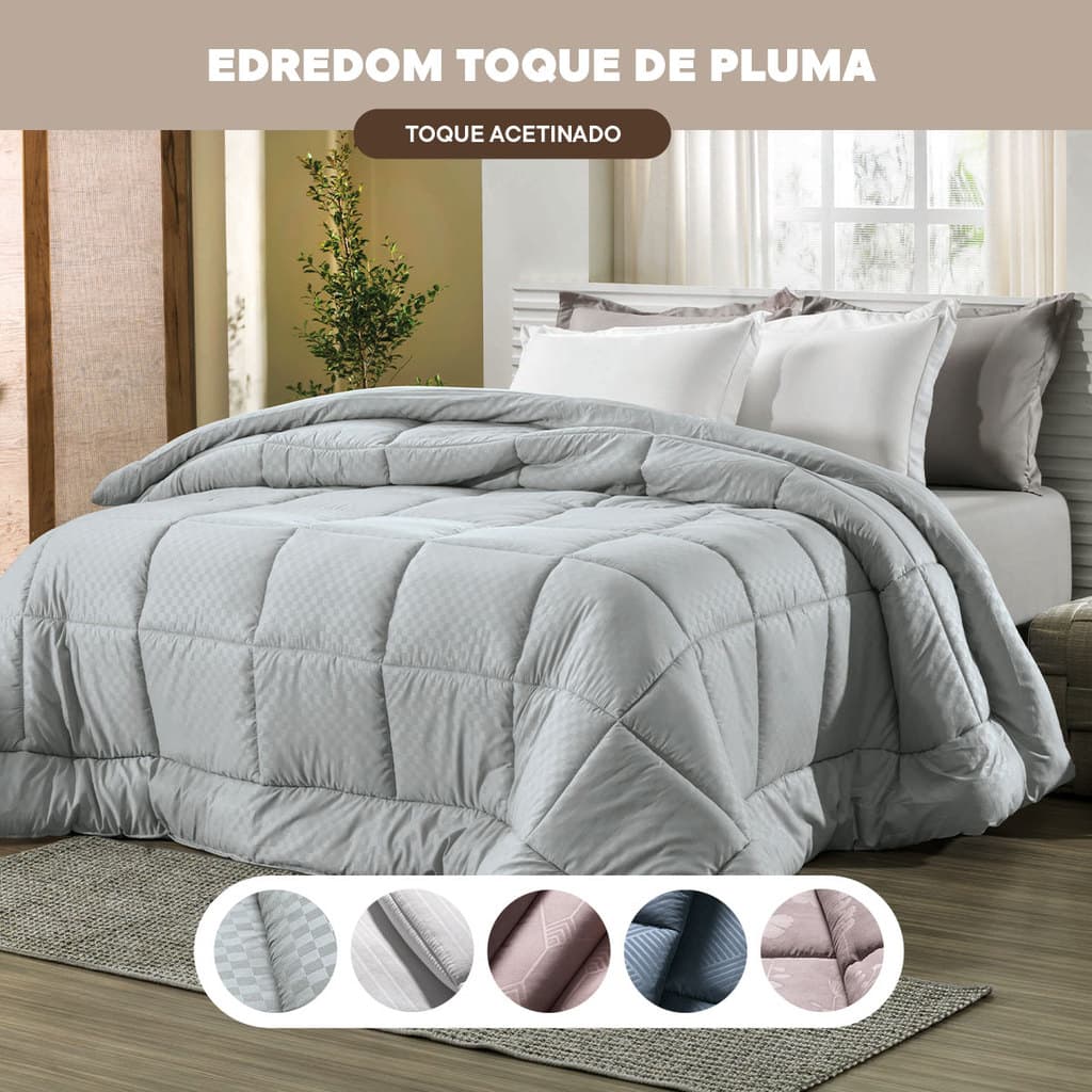Edredom King Altenburg Toque de Plumas Maciez Extrema