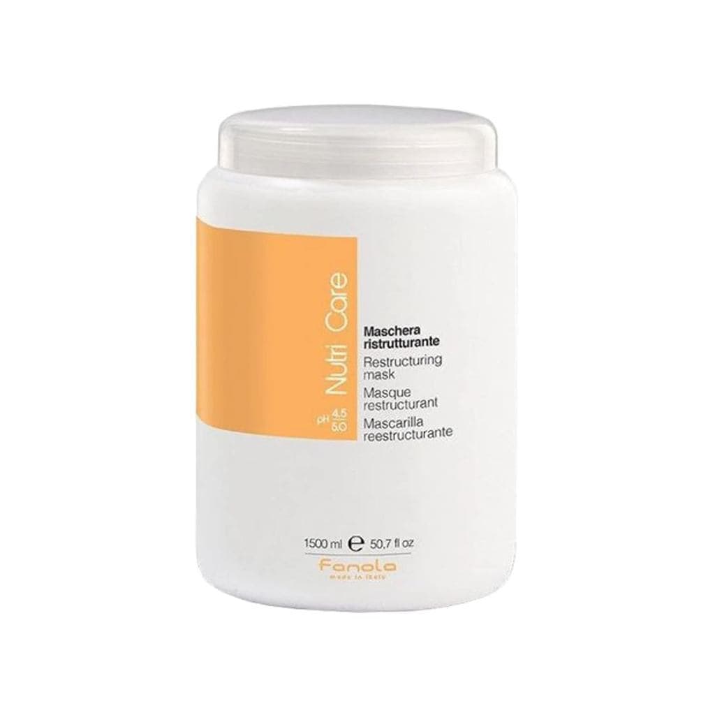 Máscara Capilar Nutritiva Profunda Fanola, adequada para cabelos danificados - um produto de cuidado hidratante rico em