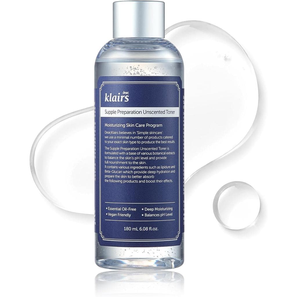 Prezado Klairs, Tônico Sem Fragrância |   Não Irritante para Pele Sensível, Alívio Instantâneo, Hidratação e Camadas na