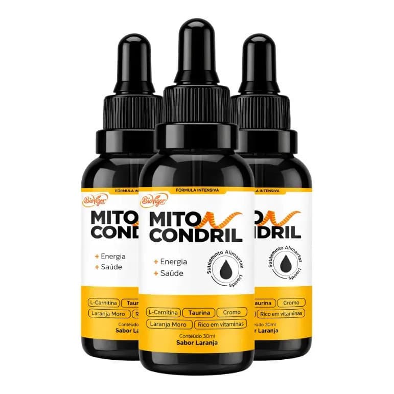 3x Mitocondril 30ml Original - Envio Rápido - Loja Oficial