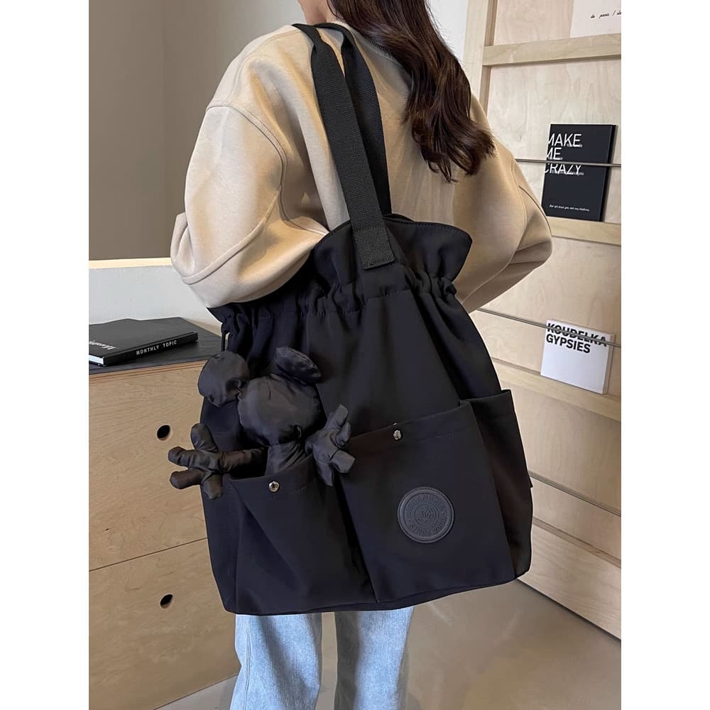 Casual leve mochila feminina 2026 novo estilo All-Match grande capacidade esportes Fitness saco de viagem estudante univ