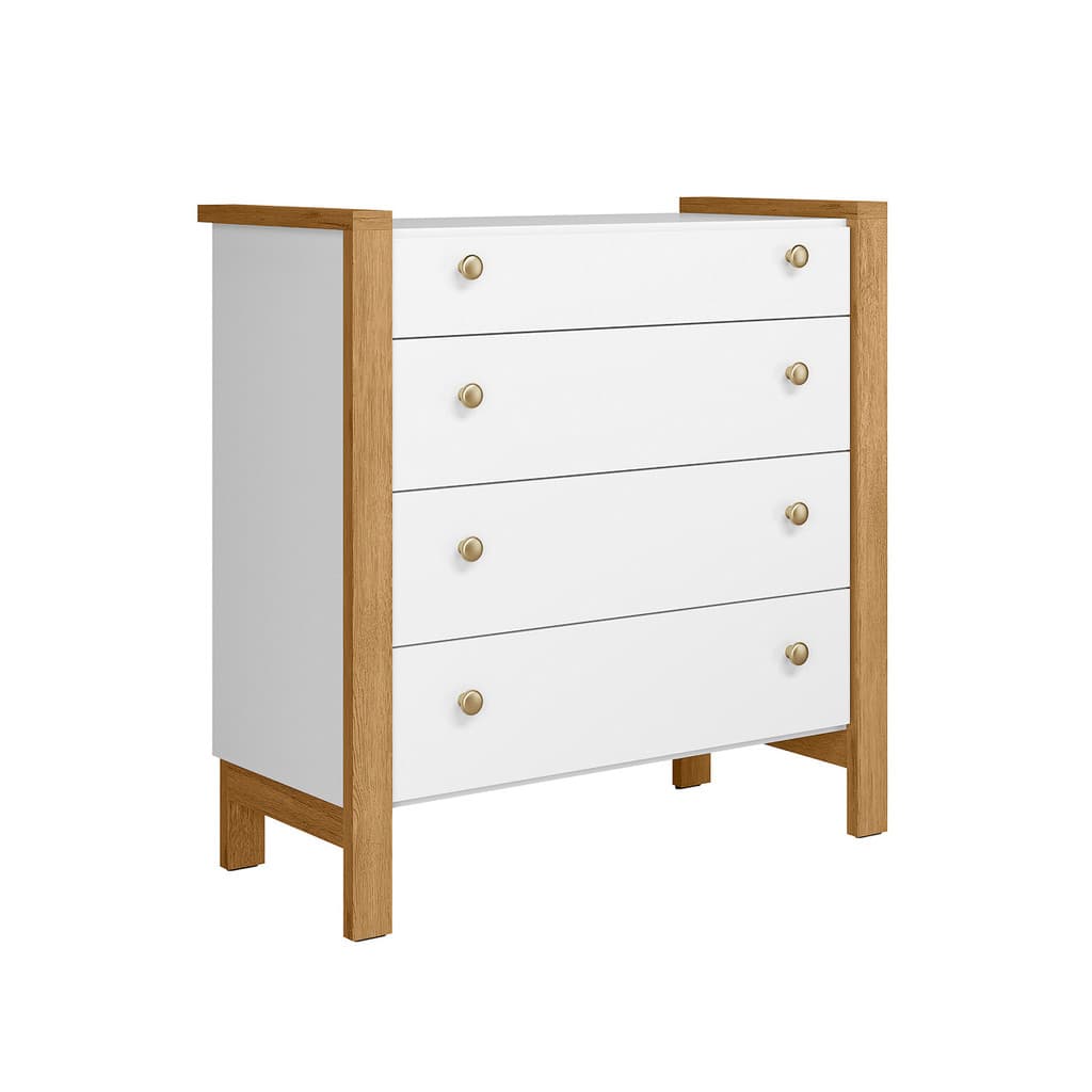 Comoda Flora 5135 Quarto Infantil 4 Gavetas