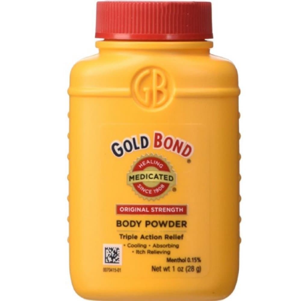 Pó Corporal Medicado Gold Bond Sem Talco 1 Onça (4 Frascos) (29ml)