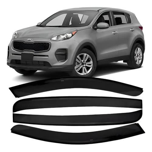 Calha De Chuva Defletor Sportage 2016 A 2018 4 Portas