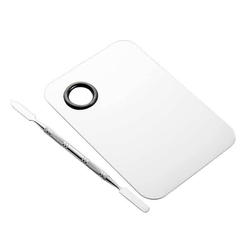 Paleta de base de maquiagem de filme Conjunto de paleta de faca Universal de aço inoxidável com paleta de conjunto trans