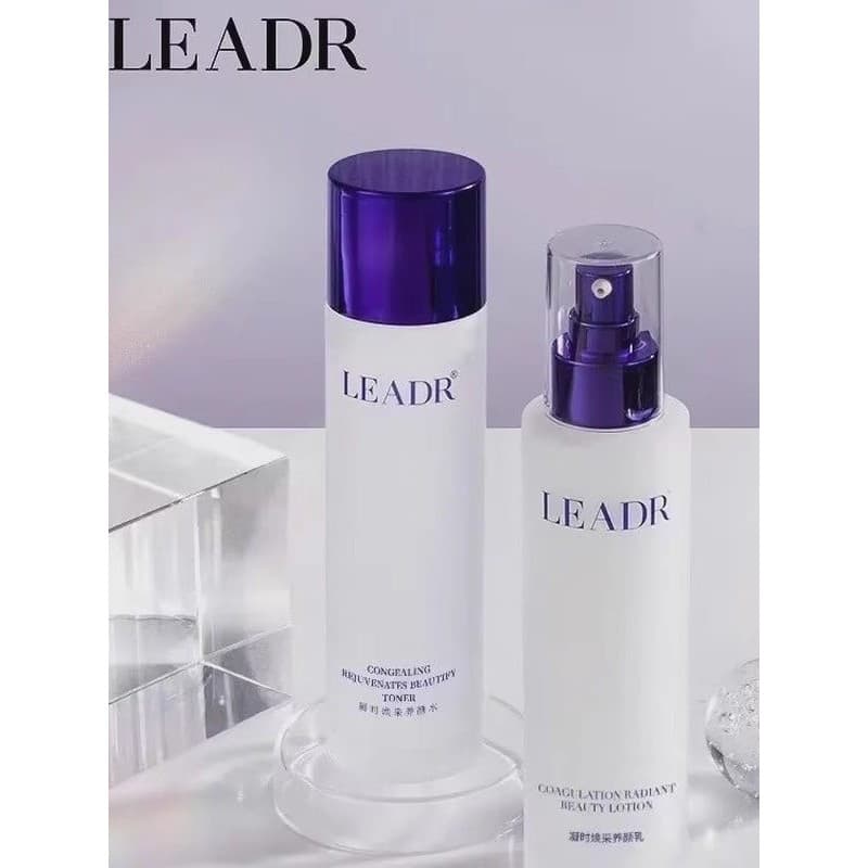 Conjunto de produtos para cuidados com a pele com loção de água autêntica francesa Conjunto de duas peças para cuidados