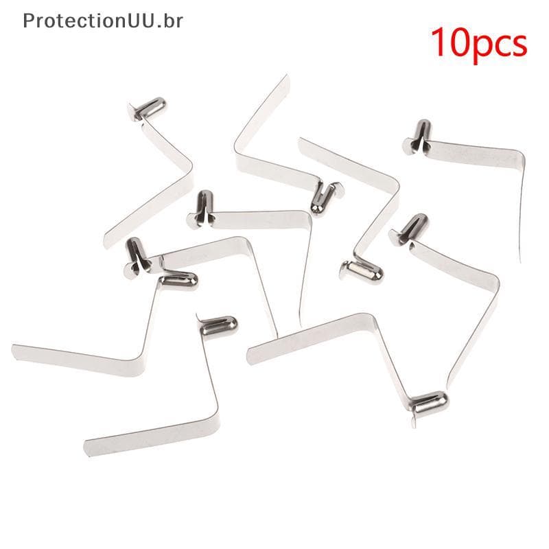 PROTE 10pcs Clipes De Mola 6mm Clipe De Pino De Tubo De Travamento Para Poste De Barraca Caiaque Paddle Camping BR