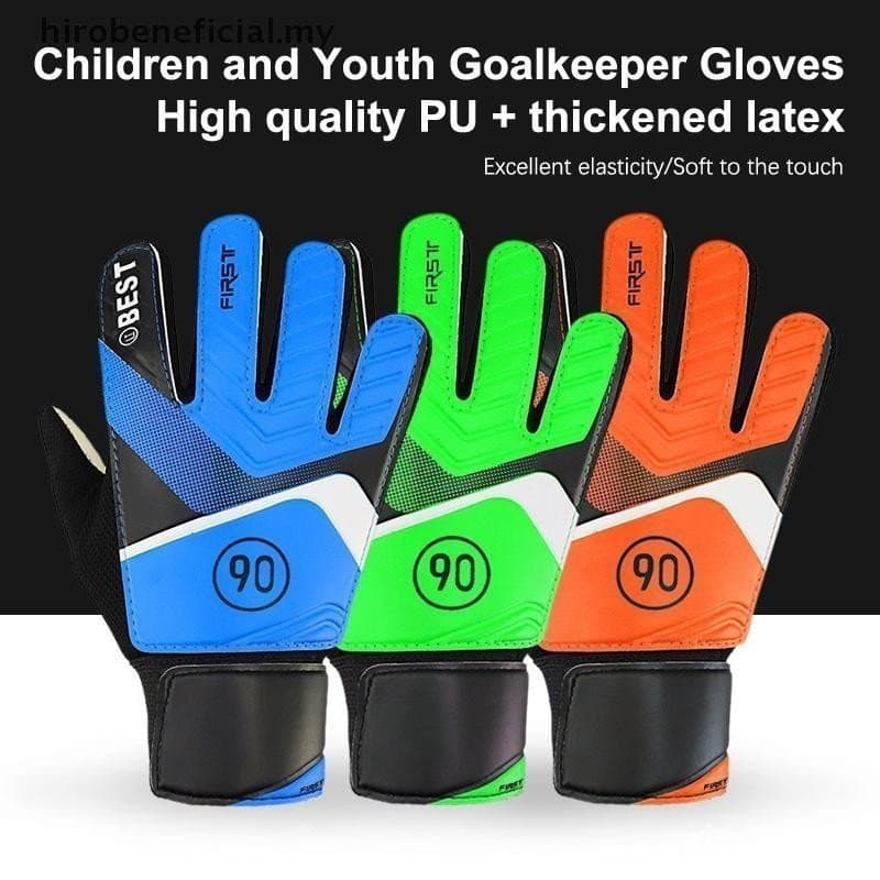 [HIR] Luvas de Goleiro de Futebol Infantil, Luvas de Goleiro de Esponja, Resistentes ao Desgaste e Antiderrapantes [MY]