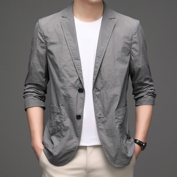 2026 verão novo estilo High-End negócios Casual protetor solar terno luz moda versão coreana Blazer na moda
