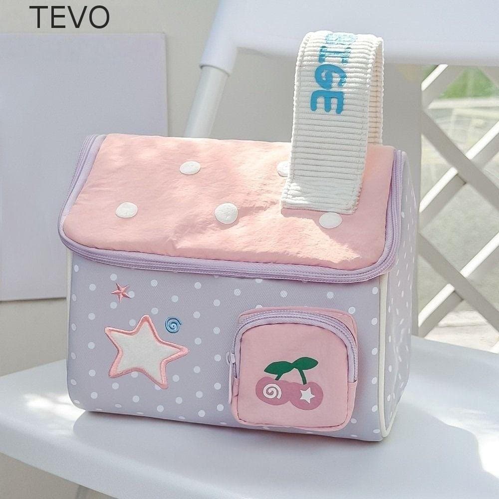 Bolsa De Armazenamento De Cosméticos TEVO , Higiene Pessoal De Pano De Grande Capacidade Maquiagem Portátil Para Em Form