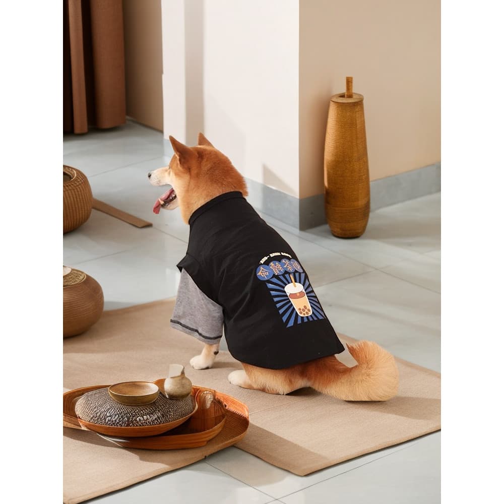 Roupas para cães outono inverno estilo fino animal de estimação Golden Retriever Shiba Inu cotoveleiras perna dianteira