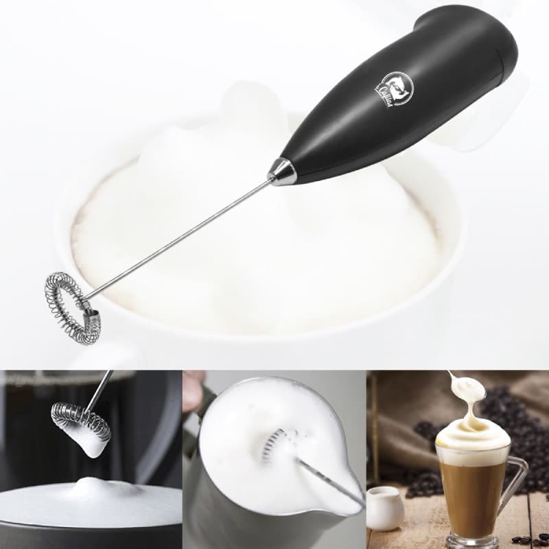 Batedor de leite elétrico portátil, espuma de leite e café, Mini batedor de leite frio doméstico, dispositivo portátil p