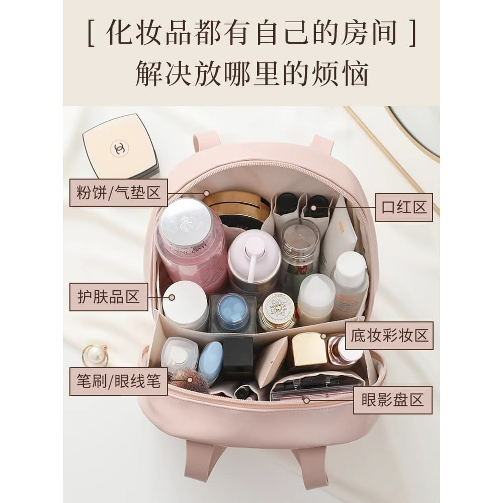 Tipo de partição grande capacidade portátil High-End saco cosmético portátil lavagem à prova dwaterproof água saco de ar