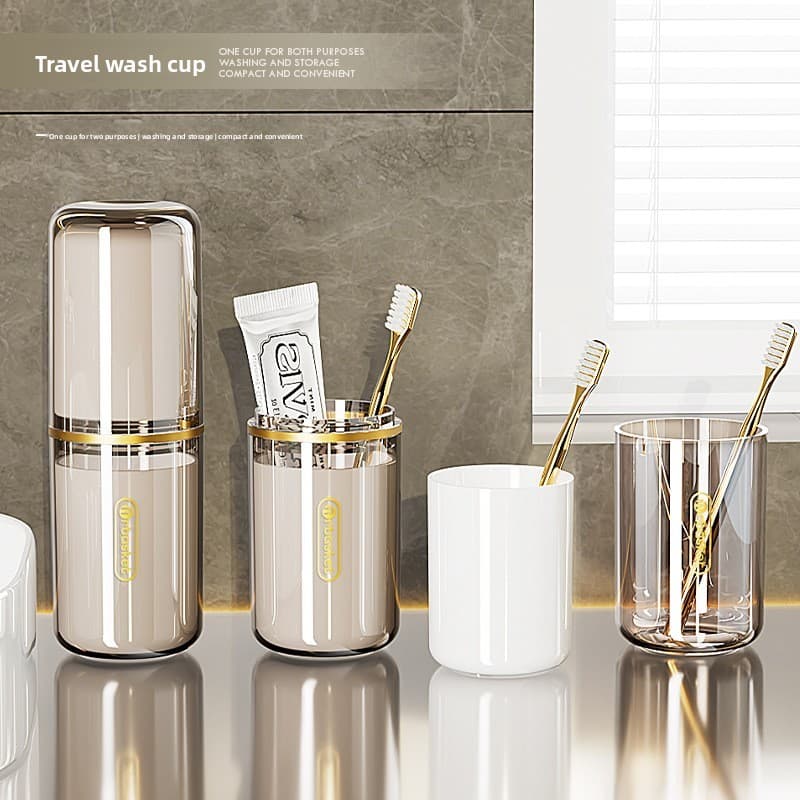 Luz de luxo Phnom Penh embalagem de viagem copo de lavagem Multi-grade Split portátil copo de enxaguatório bucal viagem