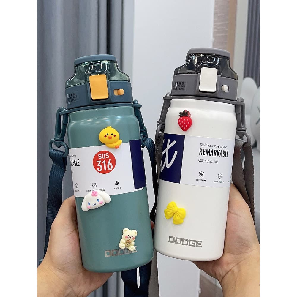 Copo térmico portátil de alto valor feminino 316 aço inoxidável grande capacidade esportes copo de água masculino estuda