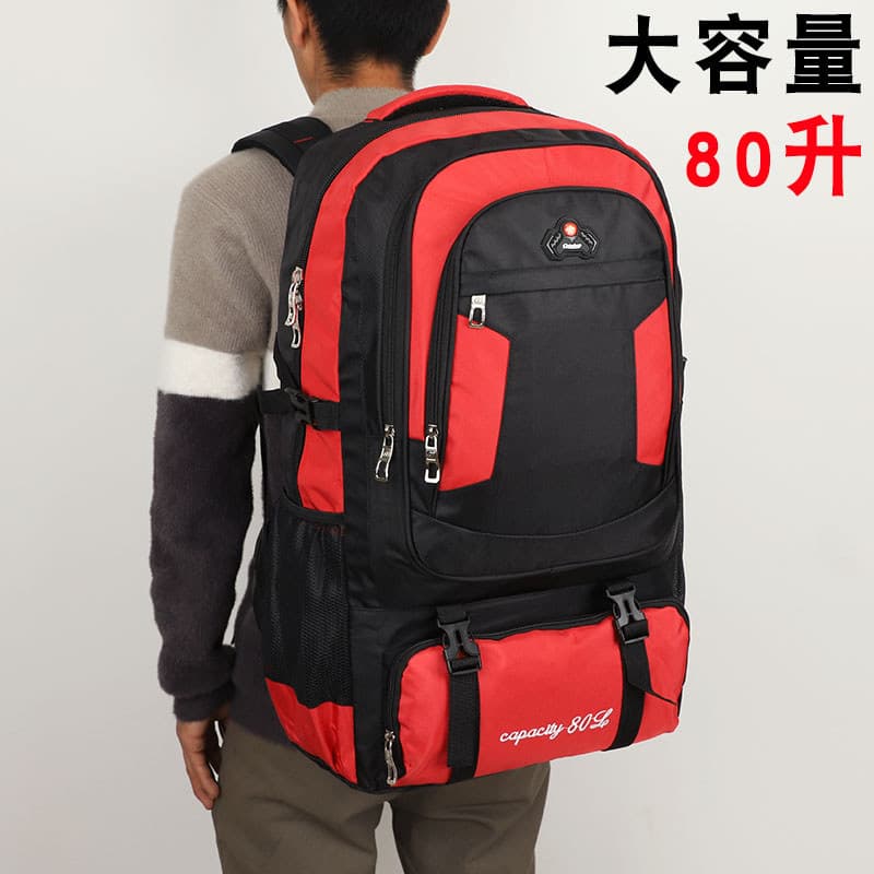 Mochila de grande capacidade ao ar livre 80L bolsa de montanhismo mochila de viagem das mulheres dos homens bagagem emba