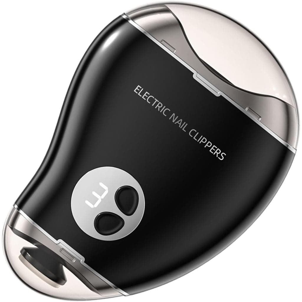 Cortador de Unhas Elétrico – Cortador de Unhas Duplo com Display de 3 Velocidades | DesignSafeMangoShape para Unhas Gros