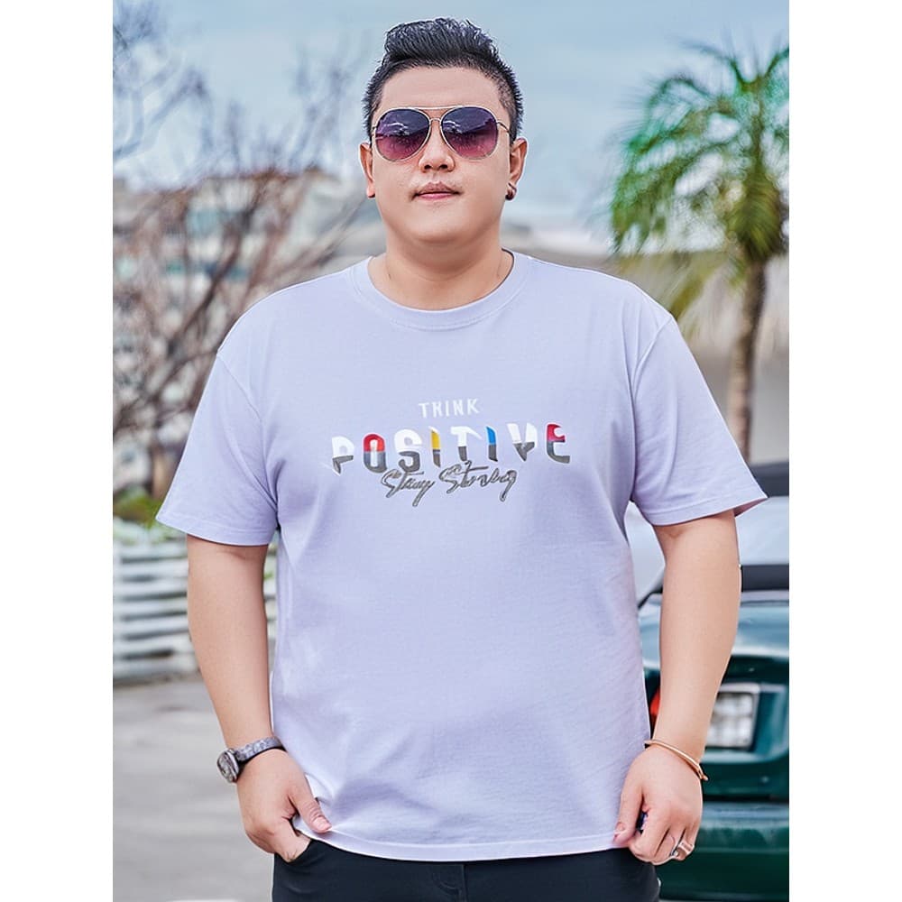 2025 verão mais gordura plus Size algodão masculino de manga curta camiseta Extra grande homem gordo na moda meia manga
