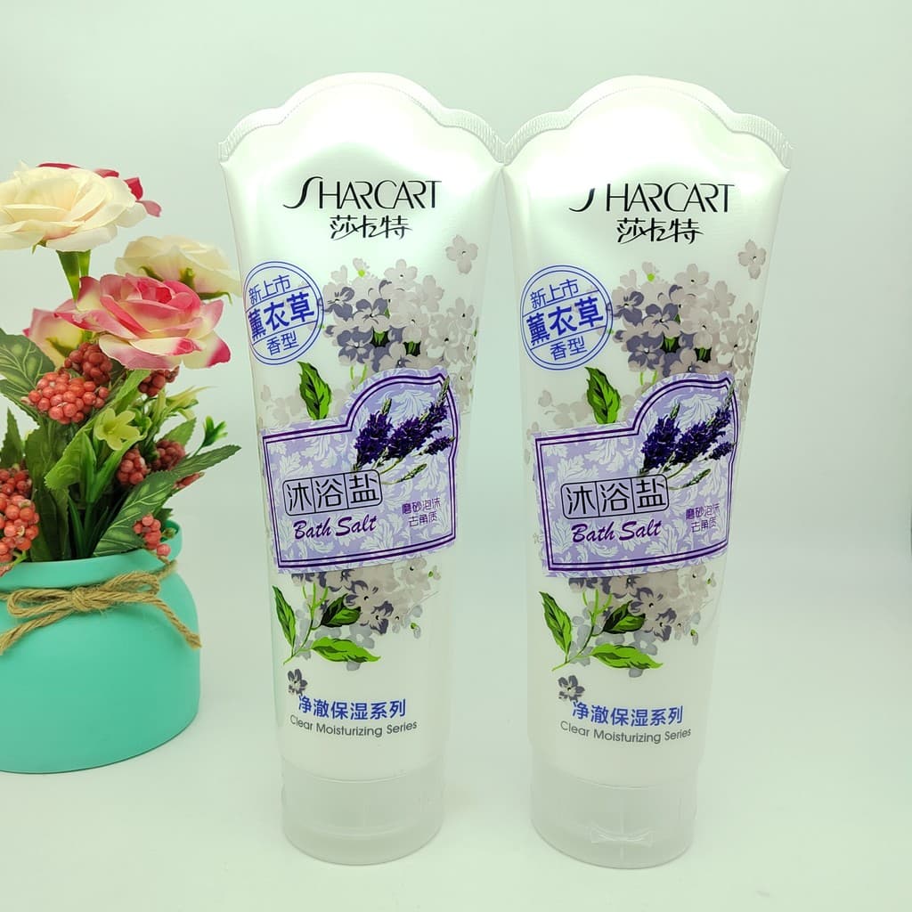 Sacart Acne Removal Esfoliante Corporal Sal de Banho Homens Mulheres Sal Banho Cauda Redonda (Lavanda)