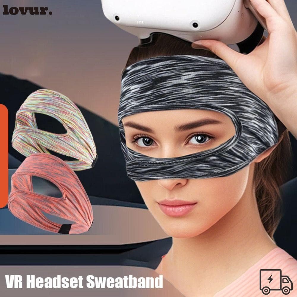 LOVUR VR Headset Sweatband , Poliéster Absorve Suor Óculos Olho , Alta Elasticidade Eye Cover