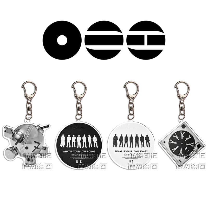 KPOP BTS " Arang " World Tour Acrílico Chaveiro Boneca CD Cabide Kim Tae-hyung Lembrança