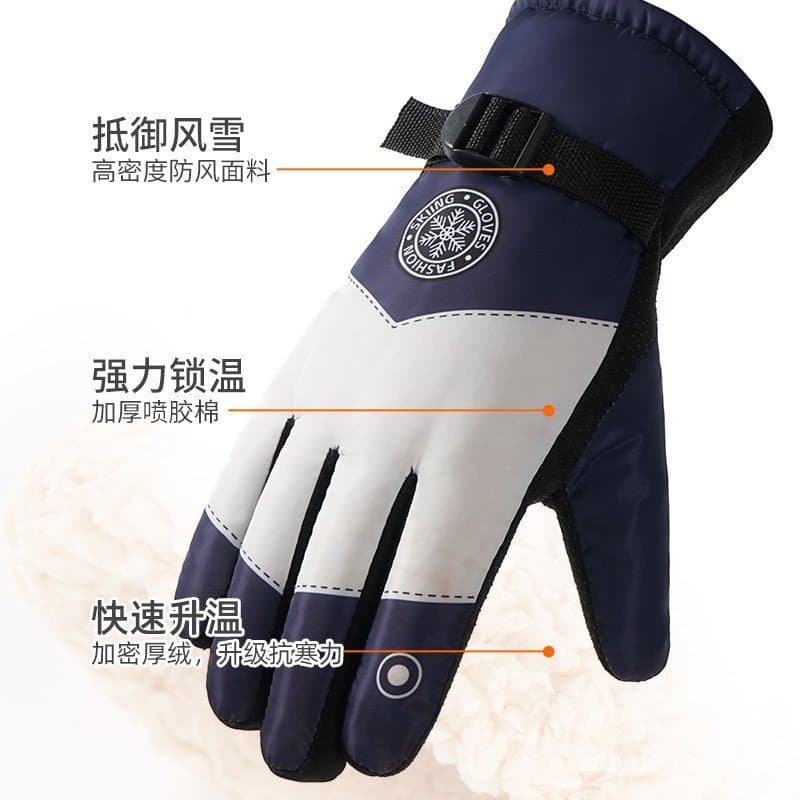 24 luvas quentes antiderrapantes para ciclismo ao ar livre, antiderrapante, à prova d'água, à prova de frio, tela sensív