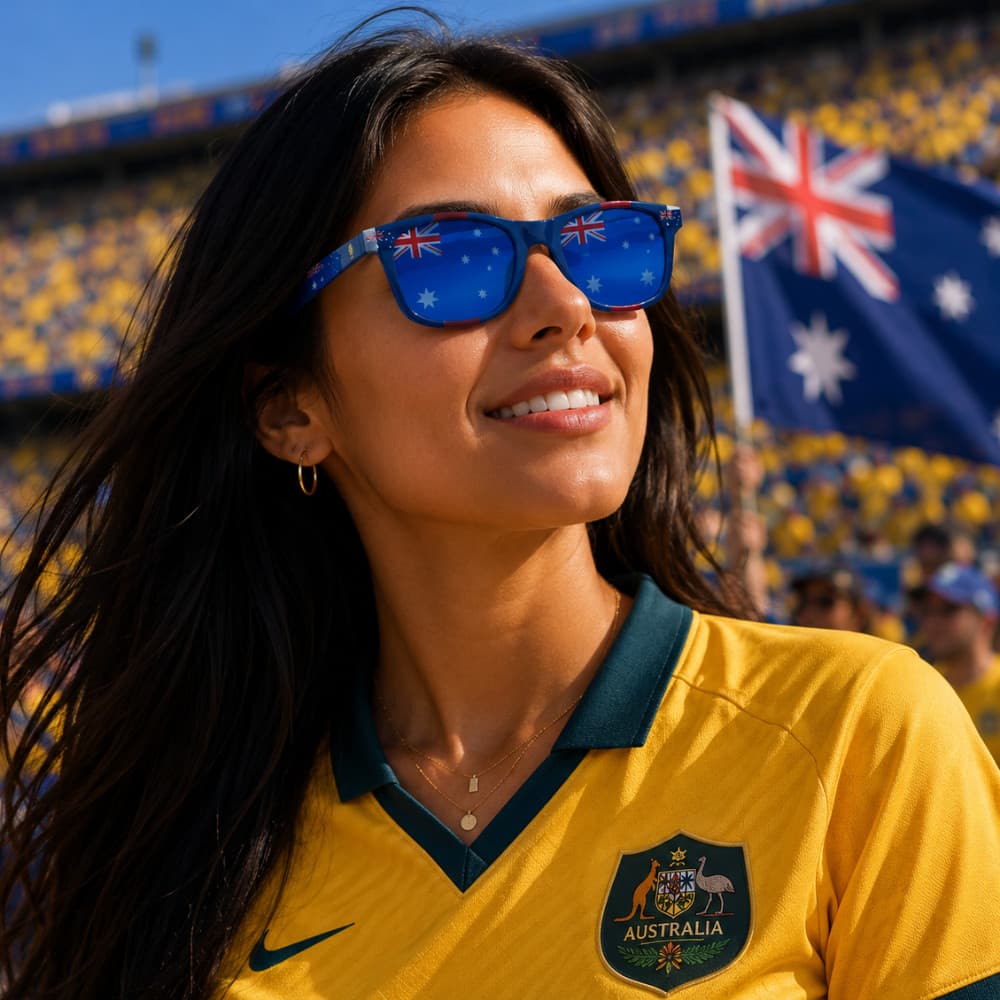 Óculos Torcedor Copa do Mundo –Austrália