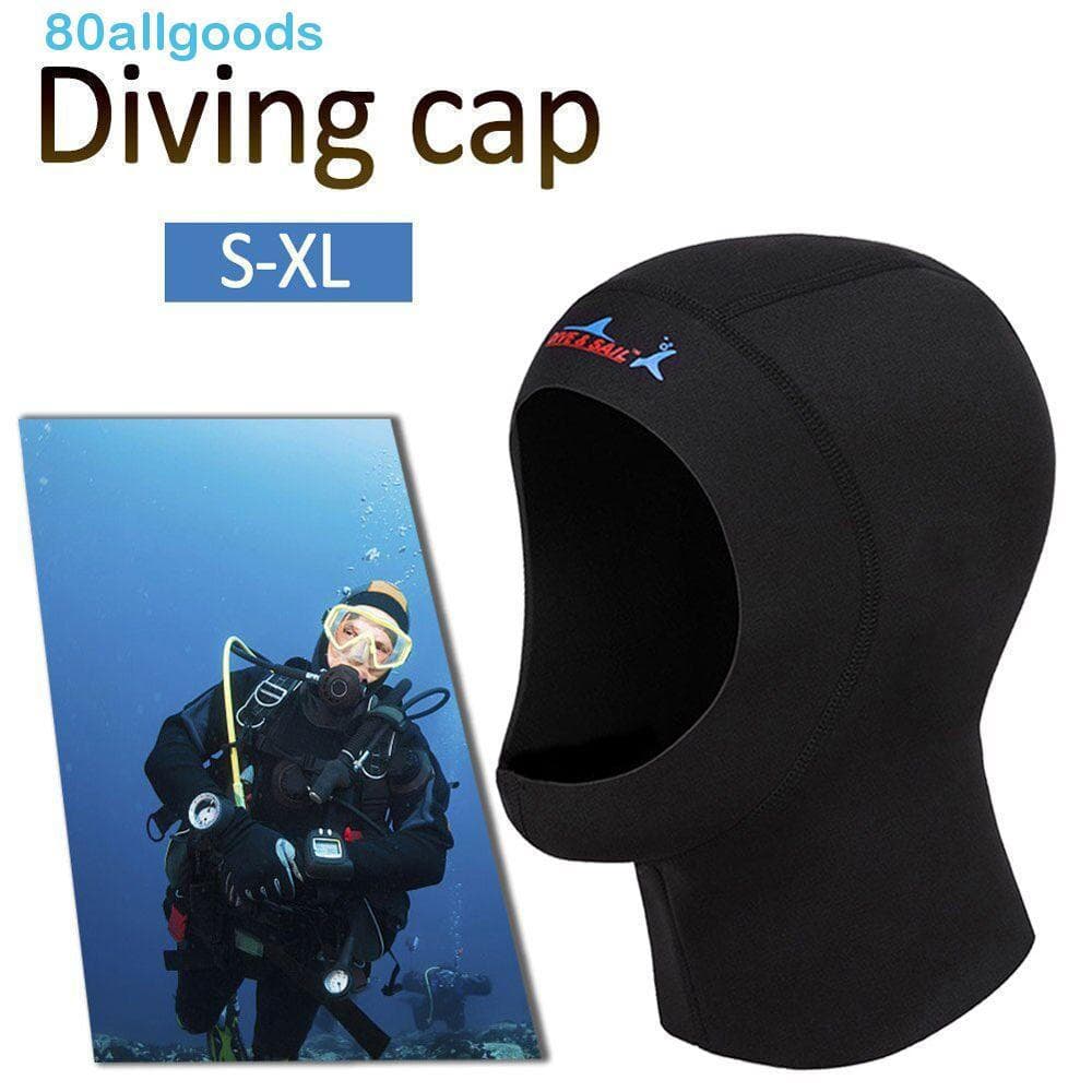 ALLGOODS1 Máscaras De Mergulho Neoprene 1mm Chapéu Capuz Capa De Pescoço Ombro Natação