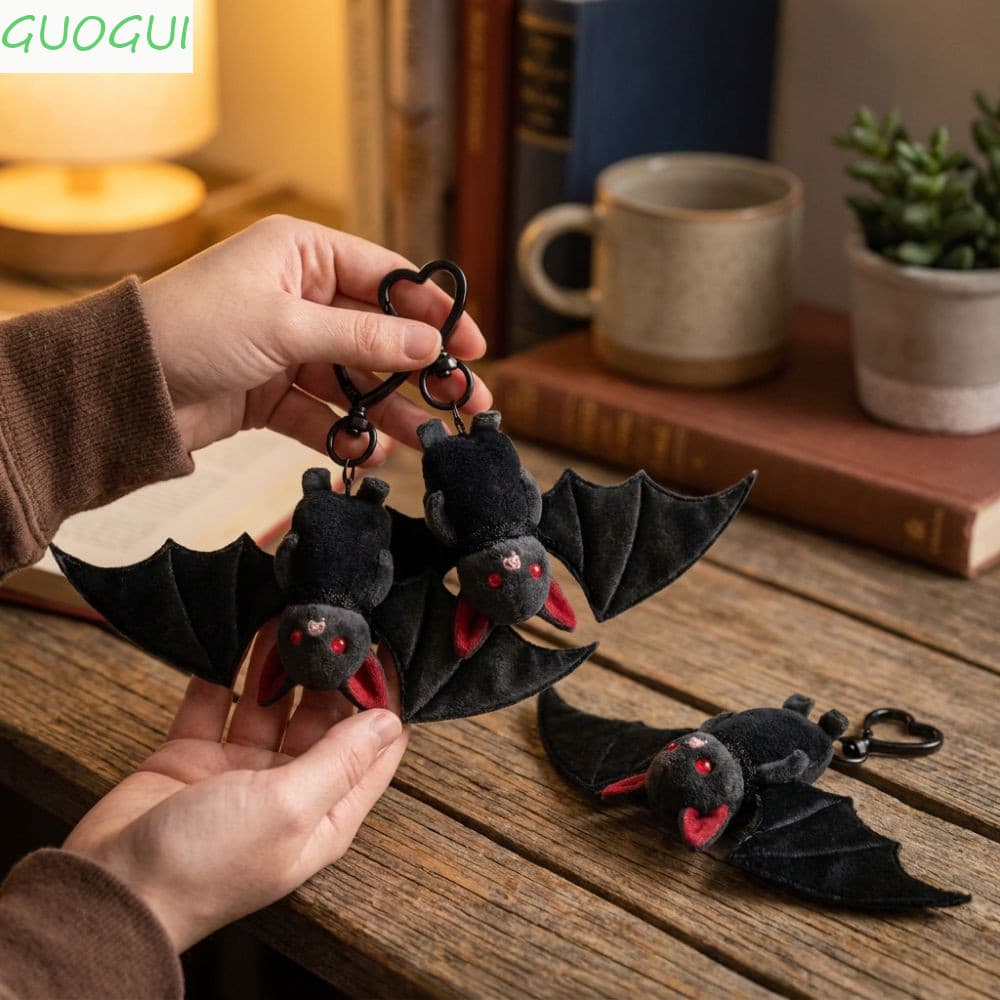 Chaveiro De Morcego De Pelúcia GUOGUI , Transformável De Animal Com Asas , Pingente De Bolsa Engraçado Novidade Gótica