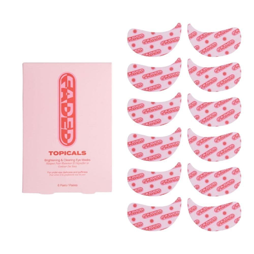 Topicals Faded Brightening Under Eye Masks | Patches to Depuff, Hydrate, Brighten and Cool | Reduce Dark Circles and Fin