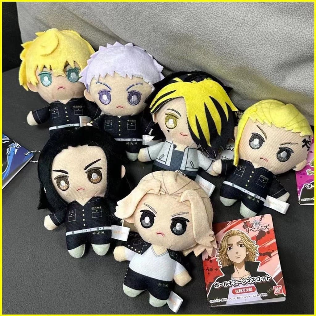 NS3 Anime Tokyo Revengres Bonecas De Pelúcia Chaveiro Brinquedos Para Crianças Mochila Pingente Mikey Draken Baji