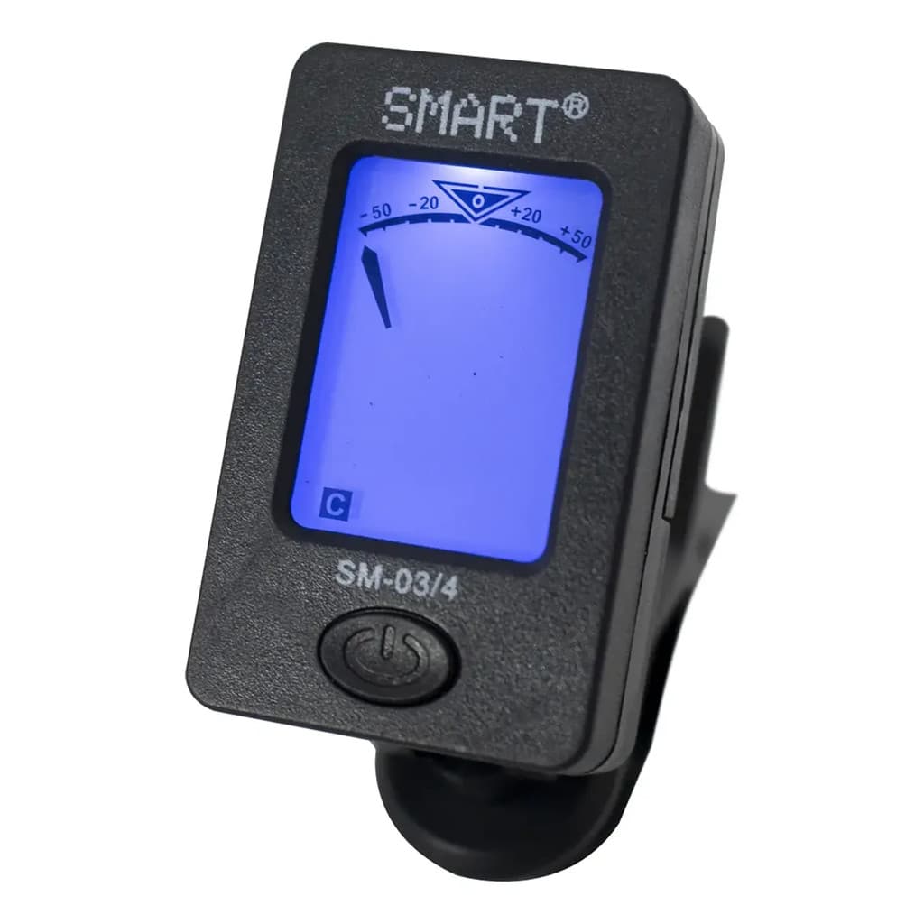 Afinador Smart Cromático Clip Digital Sm-03/4 Preto