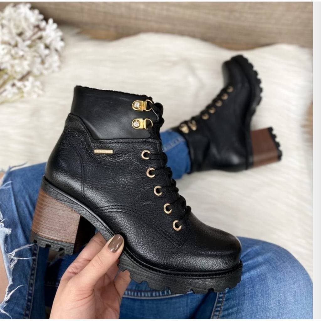 28132913 PEGADA BOTA COTURNO FEMININO COURO COTURNO