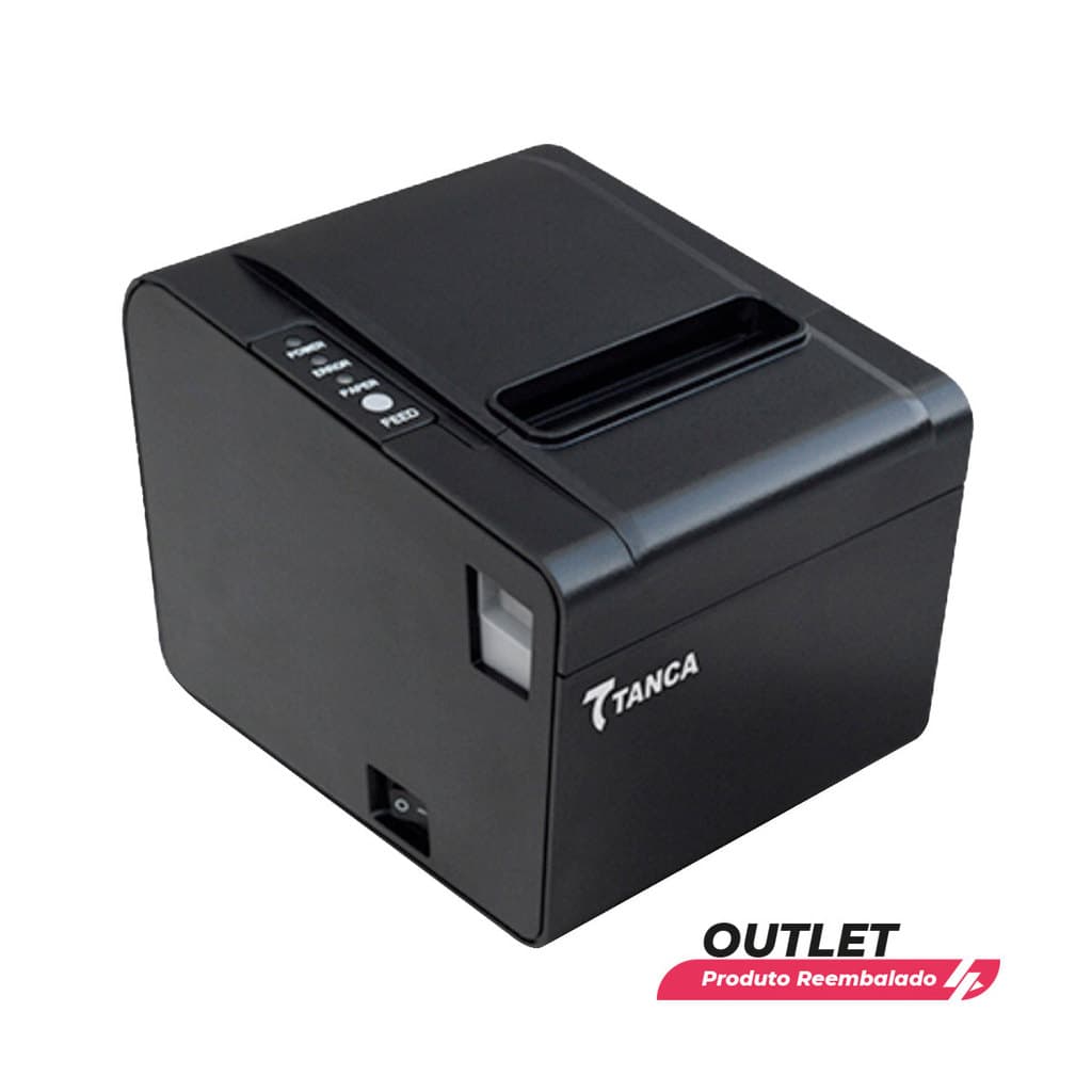 Usado: Impressora Térmica Tanca TP-650 USB/Serial/Ethernet