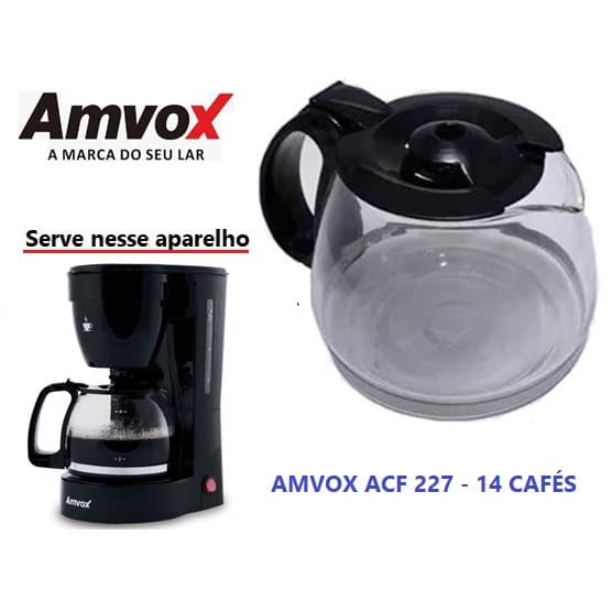 JARRA PARA A CAFETEIRA AMVOX ACF 227 - 14 CAFÉS (ALTA QUALIDADE )