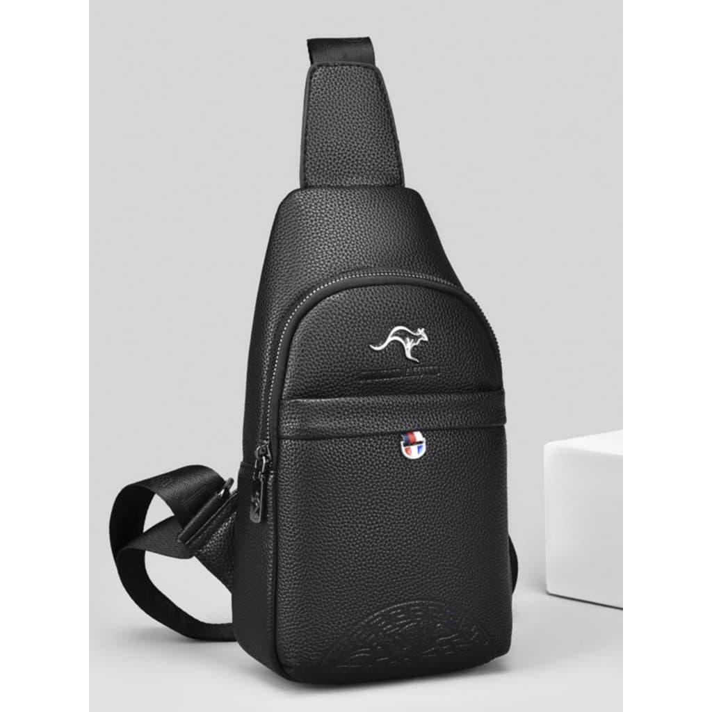 Bolsa masculina simples novo estilo bolsa mensageiro de um ombro mochila Casual moda bolsa de peito grande capacidade bo