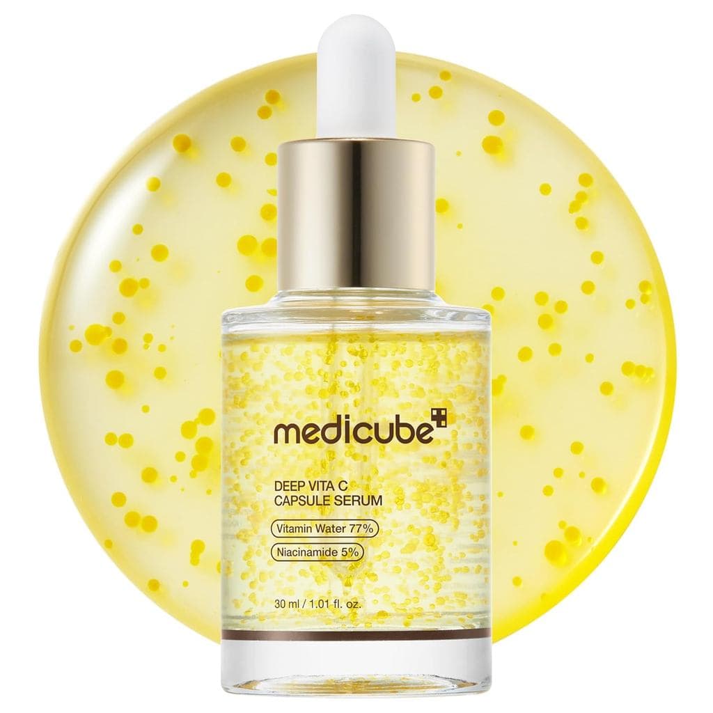Sérum em Cápsulas de Vitamina C Profunda Medicube |   Sérum Hidratante de Vitamina C para Pele Opaca e com Aspecto Irreg