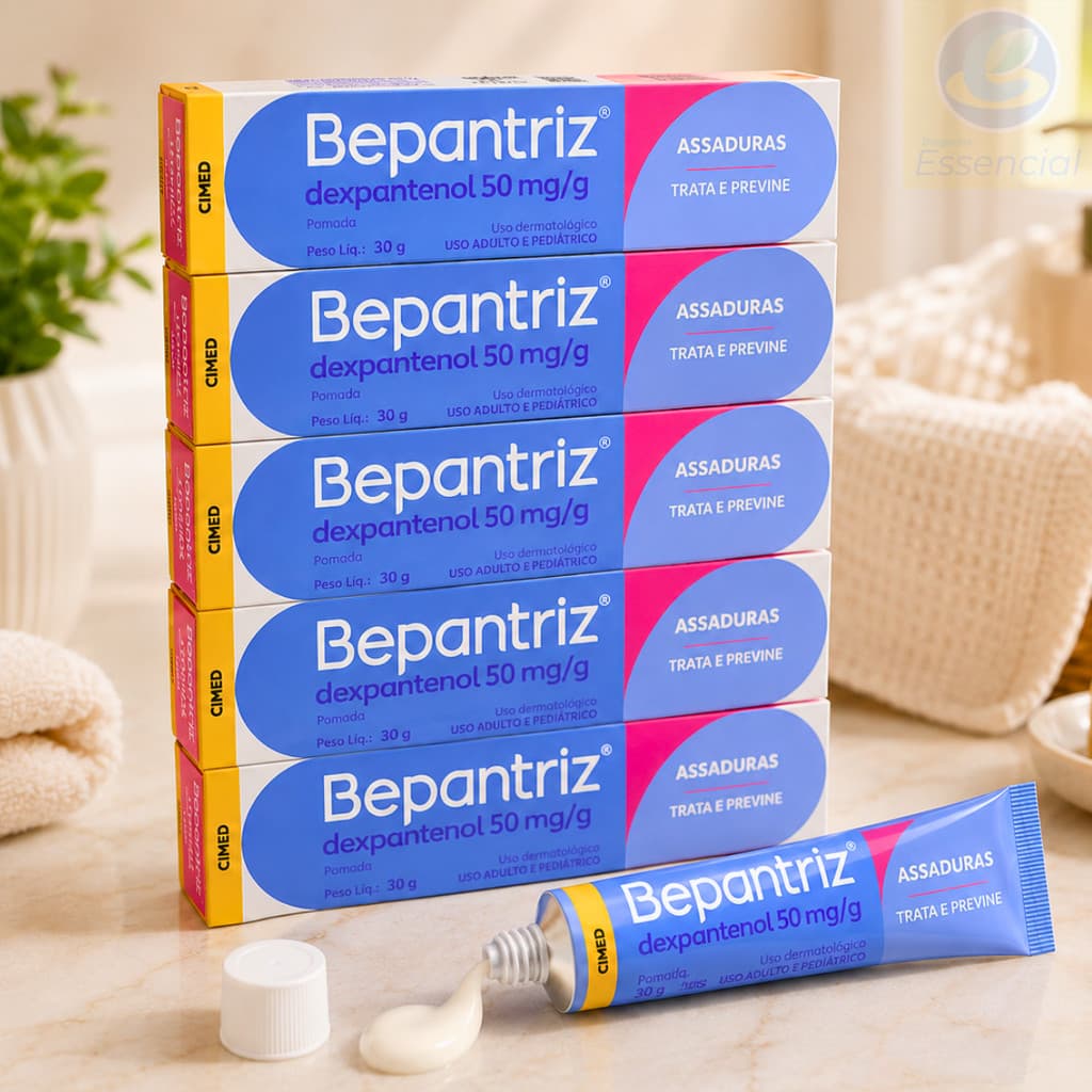 Pomada Assadura Bepantriz Bebê 30g Cicatrizante Ressecamento Vermelhidão Coceira Inverno Barato
