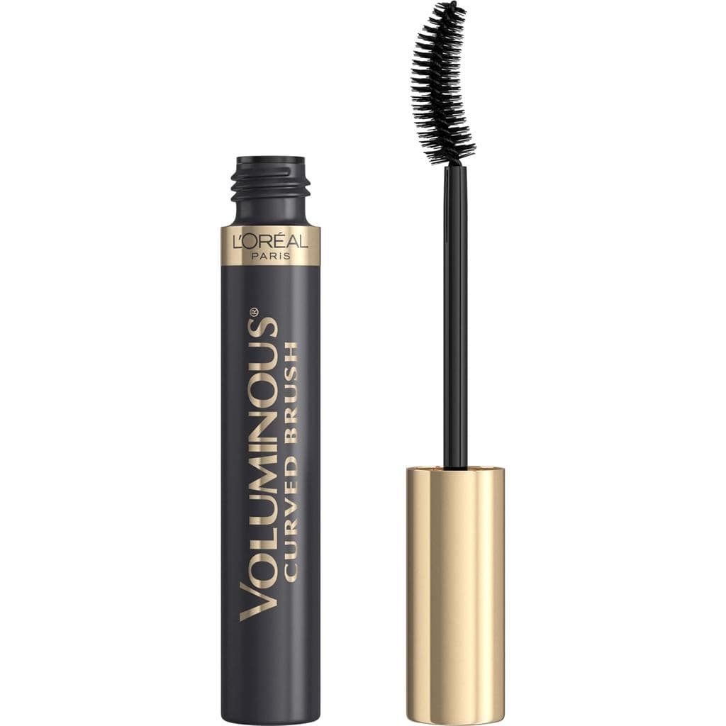 Máscara para Cílios com Escova Curva Voluminous Original da L'Oreal Paris, Preta, 0,28 Fl Oz YCU0