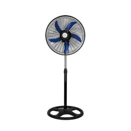 Ventilador Pedestal Preto 127V Alta Potencia 60W Silencioso Design Moderno