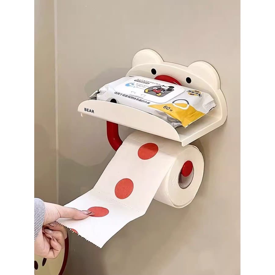 [New Home 100 Express] Caixa de tecido higiênico perfurado Prateleira de papel Caixa de papel higiênico